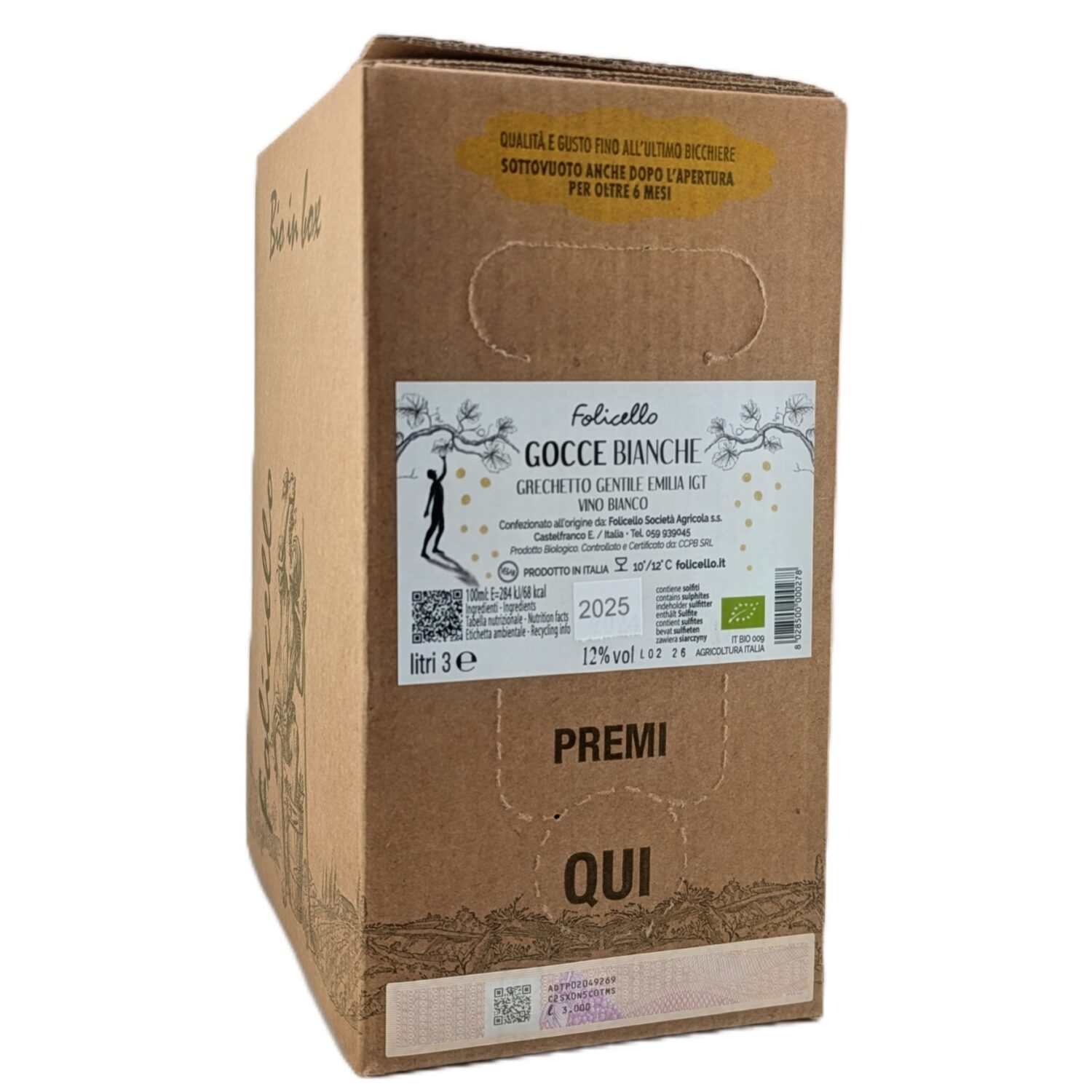 Gocce Bianche in Baginbox