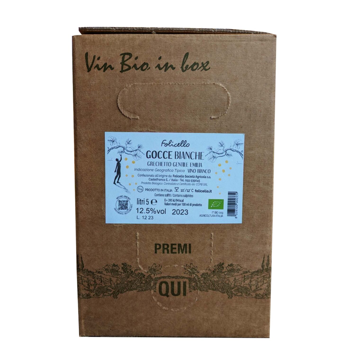Gocce Bianche in Baginbox